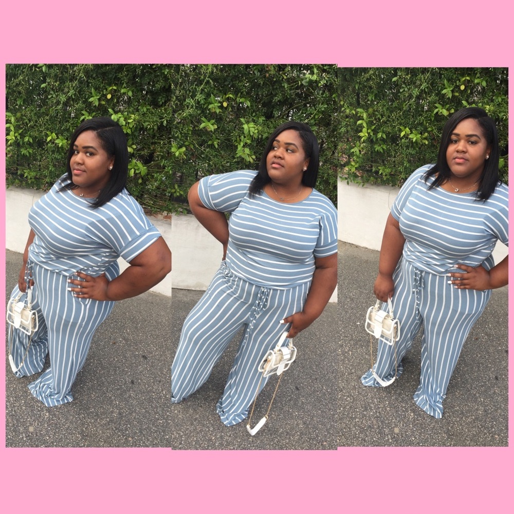Blue Crystal Jumpsuit